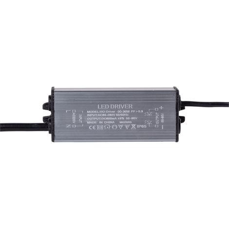 Greenice – LED-Treiber 36W nicht dimmbar – Automatische Spannungsregelung – Kompakt für einfache Installation – Für LED-Beleuchtung geeignet (1/2)