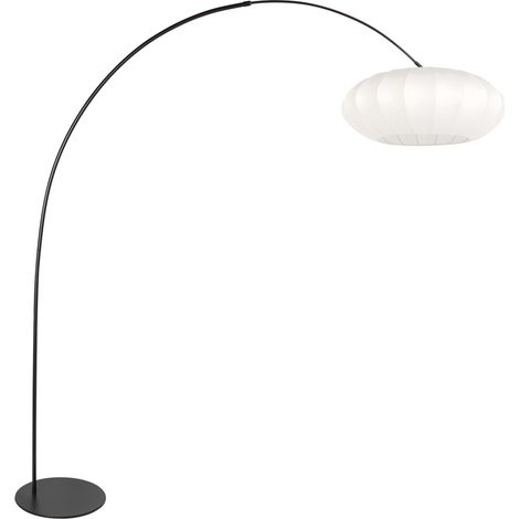 Anne Lighting - lampada da terra - Curve - bianco nero - metallo (1/3)