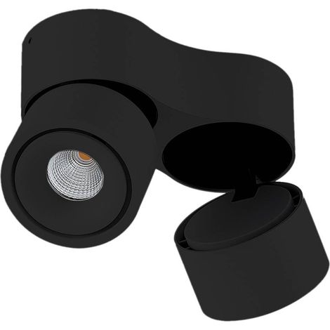 LED Ceiling Lightdimmable 'Rotari' made of Aluminium for Hallway (1/3)