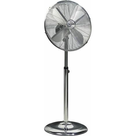 Farelek Arizona Standventilator chromfarben Ø40cm 50W oscillierend