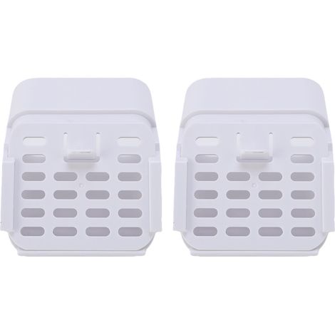 Raccord de descente de gouttière, filtre et protection pour gouttière de type A 3 x 4 pouces, blanc (1/5)