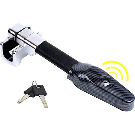 Filiyano-Antivol de volant universel pour camions, SUV, fourgonnettes et voitures, avec alarme ultra-puissante et 2 clés. (1/5)