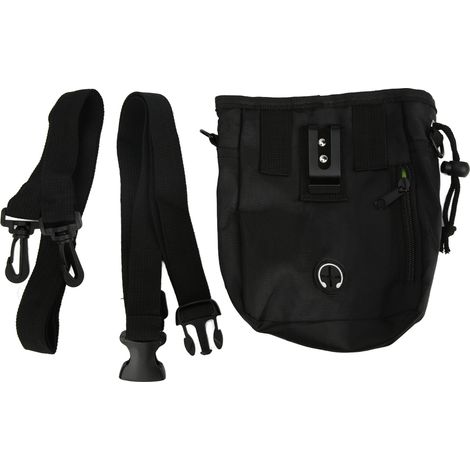 1 Sac de dressage chien, poche à friandises multifonctionnelle, sangle épaule et ceinture, nylon imperméable, pour parc et agility (1/5)