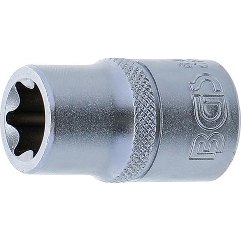 1 - Douille - Profil E - Acier Chrome-Vanadium - Pour Serrure Et Mécanisme - Chromé - 12,5 mm x E16 (1/4)