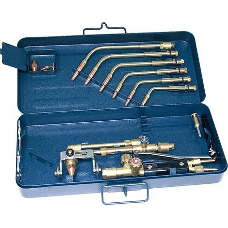 brûleur combine soudure et découpe 17mm avec levier dans coffret soudure 0,5-14mm, découpe 3-100mm