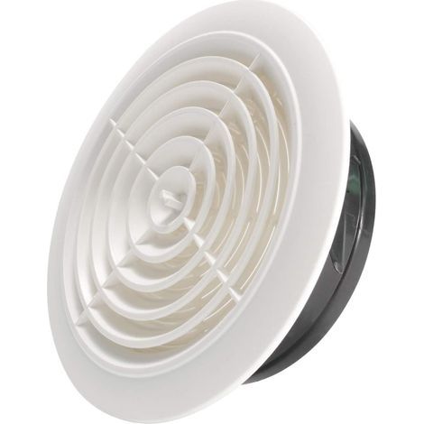 200mm Grille De Ventilation Ajustable Aération D'air Ronde (1/5)