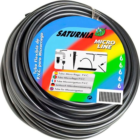 Goteo Microtubo Pvc (Rollo 10 Metros) Saturnia