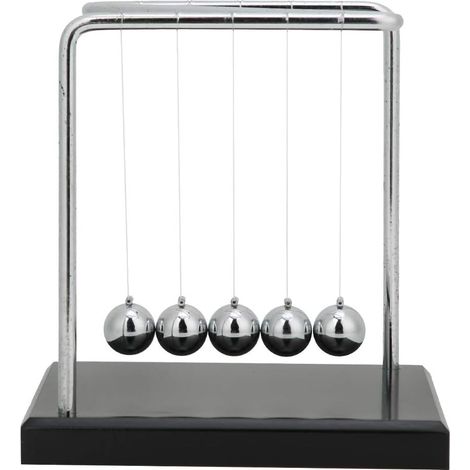 Boule Pendule Décorative Artisanale, Boule Pivotante pour la Maison et Le Bureau, Boules D'équilibre de Décoration de Bureau en Acier Massif pour Enfants et Amis, 5,51 X 4,72 X 5,71 Pouces (1/5)