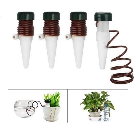 Automatische Bewässerungsanlage, Keramikablauf, Tropfbewässerung, Mikro-Bewässerung, 4er-Pack (1/4)