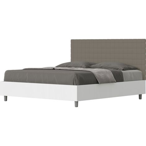 Letto Matrimoniale 160x190 cm Senza Rete Burmy Cappuccino (1/5)
