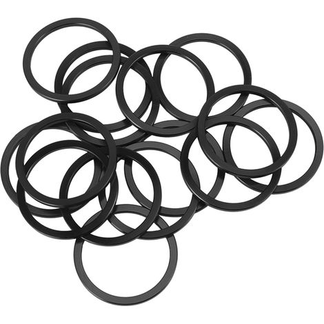 Joint de boîtier de pédalier de vélo de route en alliage d'aluminium, rondelle d'entretoise pour moyeu de volant moteur, noir (1/5)