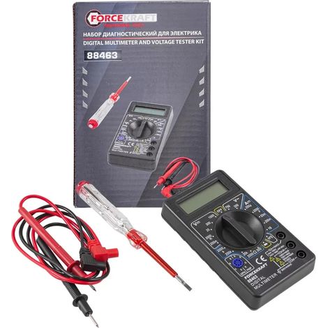 Diagnose-Set für Elektriker, Digitalmultimeter, Messschraubendreher (1/2)