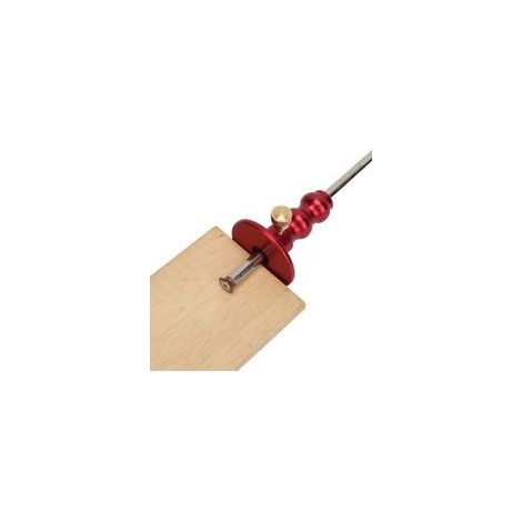 Calibre de marquage à roue, outil de marquage à insert pour le bois, calibre de marquage rouge pour outils de travail du bois, pour professionnels ou amateurs.