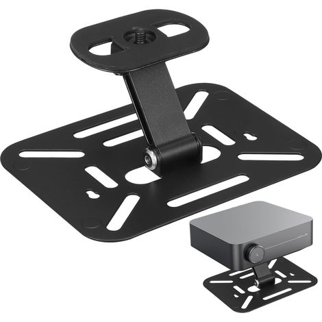 Support pliable pour projecteur, angle de rotation à 360 °, support réglable pour mini projecteur, support mural en métal, compatible avec la plupart des projecteurs pour bureau à domicile