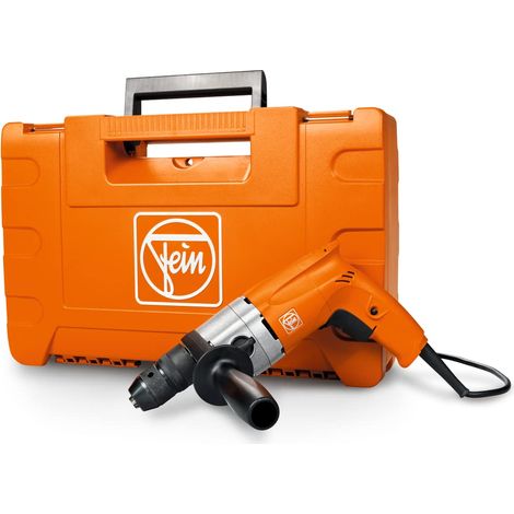 FEIN Trapano portatile a due velocità per punte fino a 13 mm, Set BOP 13-2, 550 W, rotazione dx/sx, Attrezzo da lavoro ad alte prestazioni, Cavo da 5 metri