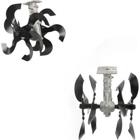 Gruppo zappette per decespugliatori ingranaggio Zappe 9 Denti Tubo Ø26 mm 280820