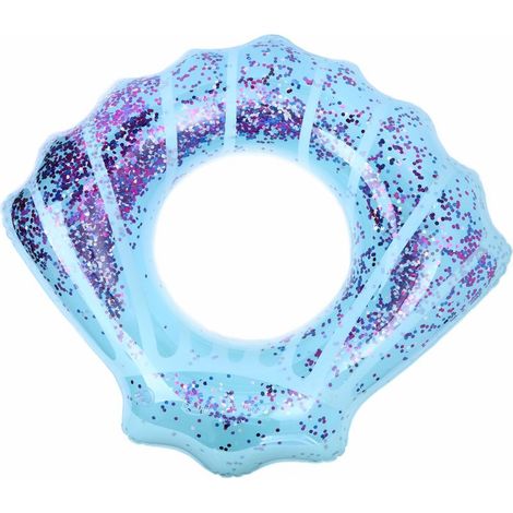 Aufblasbarer Schwimmring – Muschelförmiger Ring – Dickes PVC – 31/35 Zoll – Für Pool, Strand, See – 1 Stück (1/5)