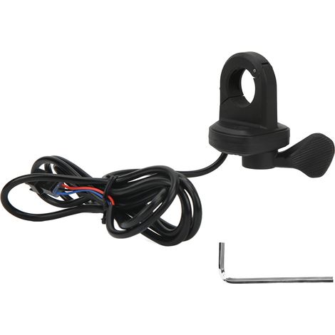 Accélérateur à Poussoir pour Vélo/Scooter Électrique 12V-72V avec Connecteur SM