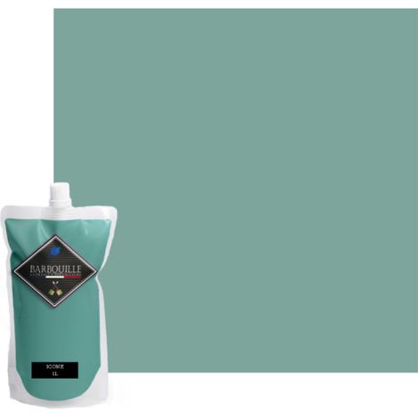 Pintura acrílica BARBOUILLE - Para paredes y techos - 1L - Verde Icono