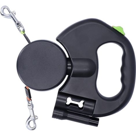 Telescopic Dog Leash, Adjustable High Strength Nylon Retractable Dog Leash Double Dog Leash for Pet