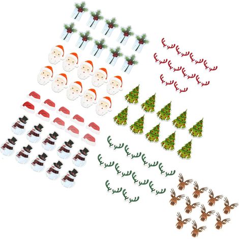 240 Weihnachtskarten mit Glasmotiven, einfach zu verwenden, schönes Muster, Weihnachtsfeier, Weinglasdekoration, Weihnachtskarten (1/5)