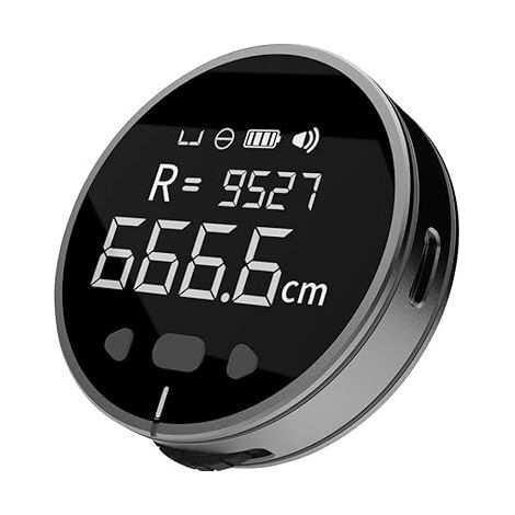 Little Q 8-in-1 Electronic Ruler with LCD Screen, 99m High Precision Length Measuring Tool, Long Standby Time, Rechargeable (1/5)