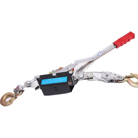 Tendeur manuel multifonction en câble d'acier 2T pour véhicules, dispositif de tension à usage automobile, outil de serrage robuste en acier, charge 2 tonnes, équipement de levage et traction. (1/5)