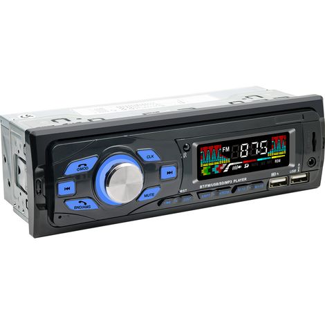 Autoradio Bluetooth MP3 avec kit mains libres, appel mains libres, commande vocale, lecteur stéréo voiture, compatible autoradio sans fil (1/5)