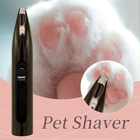 Kit d'hygiène complet pour chiens et chats, silencieux, pour les pattes, avec une lame sûre, pour l'entretien à domicile du pelage et des griffes.-AquaForge