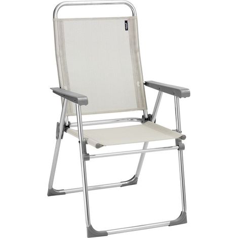 Ultraleichter Campingstuhl Faltbar - Alu Victoria - Batyline® Iso - Beige Seigle - Lafuma Mobilier