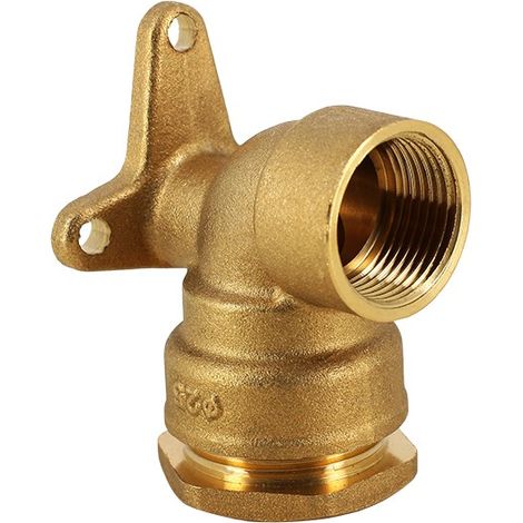 Raccord laiton - Applique murale laiton pour tube PE Ø25-3/4''