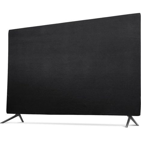 Funda protectora para TV de interior, Tejido elástico suave, Protector de pantalla de 64 pulgadas, color negro (1/5)