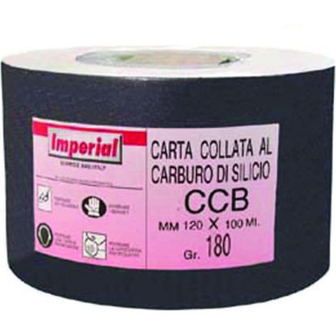 CARTA ABRASIVA 'CCB' Grana 240 - rotolo mm 120x100 mt