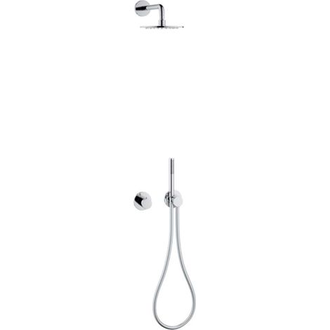 Keuco IXMO - Set doccia termostatico ad incasso, diametro 25 cm, cromo 59602010001 (1/5)