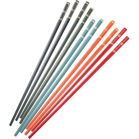 Baguettes - Fibre De Verre - Lavables En Lave-Vaisselle - Pour Cuisine Asiatique - 5 Paires (1/5)