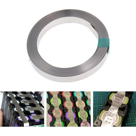 Nickelband 0,15 x 8 mm, 10 m Nickelplatte Schweißen Nickelstreifen für Li-18650-Batterien Punktschweißen Kompatibel mit Punktschweißgeräten Schweißzubehör (1/5)