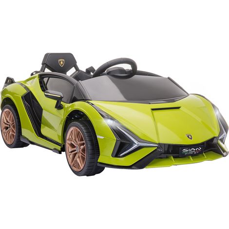 Auto elettrica per bambini sportiva 108 x 62 x 40 cm telecomando parentale sedile ergonomico design moderno in PP verde 210000485