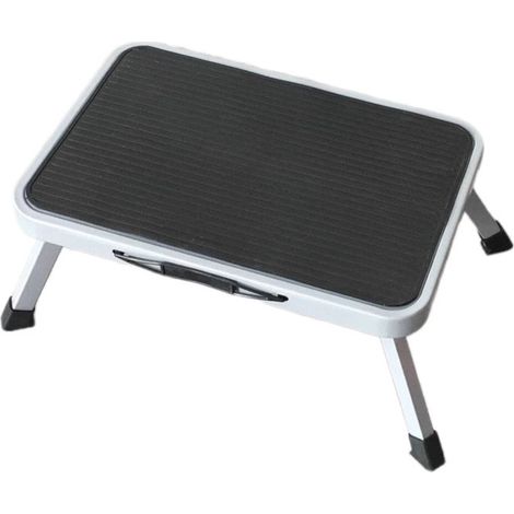 Tabouret plateforme épais en métal pliable, tabouret échelle robuste pour usage domestique, marchepied pour adultes (1/5)