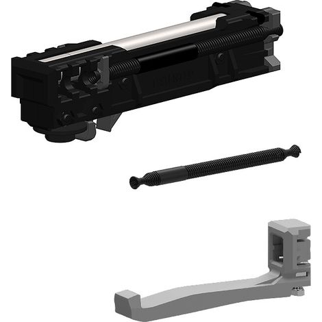 Amortisseur ferme-porte coulissant 20-80 kg – Système SLID'UP – 2 jeux de ressorts – Fermeture douce et automatique – Metzger