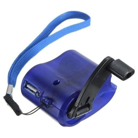 Tragbares Ladegerät für Camping und Wandern – 60 mm – ABS – USB – Blau – 1 Stück (1/5)