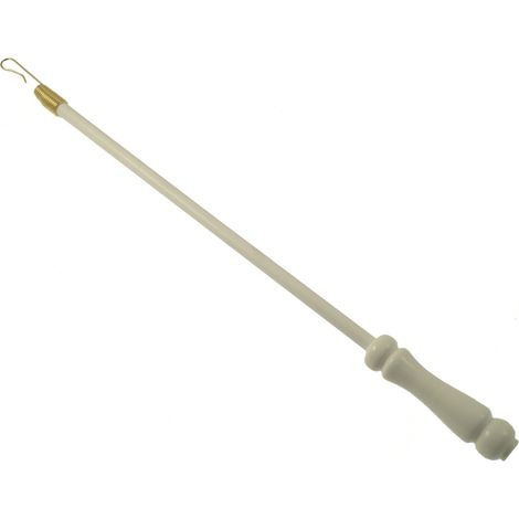 frusta tiratende in legno 100 cm laccato bianco.