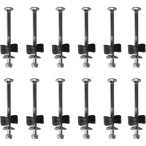 DEESSE SHOP - Lot de 12 entretoises de trampoline avec vis pour fixer le trampoline - Accessoires de remplacement pour trampoline (1/5)