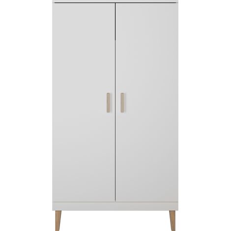 Armadio 2 ante Kubi bianco 55cm
