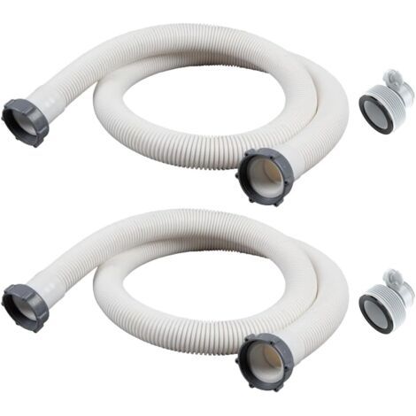 Pair Aufstellpoolschlauch (2er-Pack) – 149,86 x 3,81 cm mit 2 Adaptern (1/5)