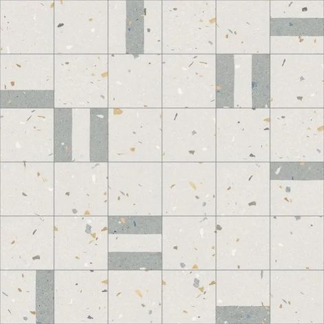 Carrelage Aspect terrazzo Aroma bleu grain 20x20 cm (1/2)