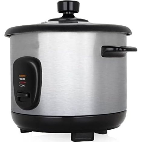 Suinga – Cuiseur à riz 1L 400W – Bol en céramique – Fonction maintien de chaleur – Cuiseur vapeur pour légumes et poissons