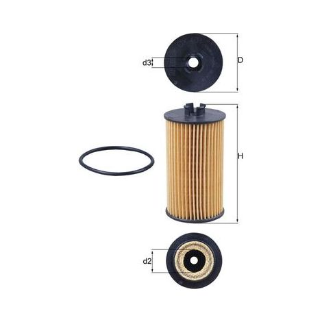 KNECHT OX401D ÖLFILTER (1/2)