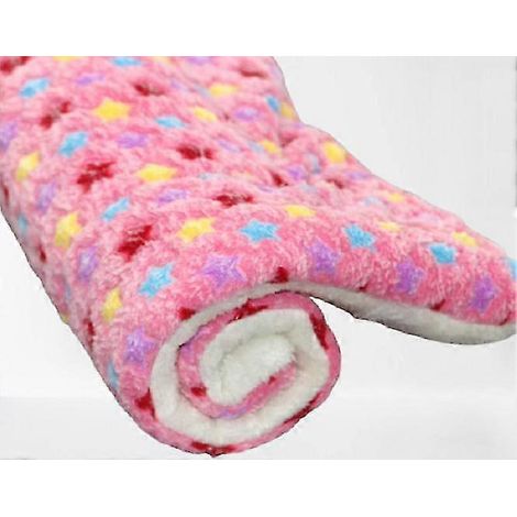 Tapis épais et chaud pour chats et chiens (Rose XXL) (1/4)