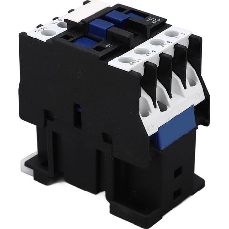 3-poliger Wechselstromschütz, normalerweise offene Silberkontakte, DIN-Schienenmontage, hohe Empfindlichkeit, Elektromotor, Wechselstrom 36 V, 12 A. (1/5)