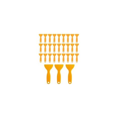 Lot de 30 grattoirs en plastique pour imprimante 3D, grattoirs flexibles pour retirer la résine d'impression 3D, outils d'installation d'autocollants pour éliminer les bulles